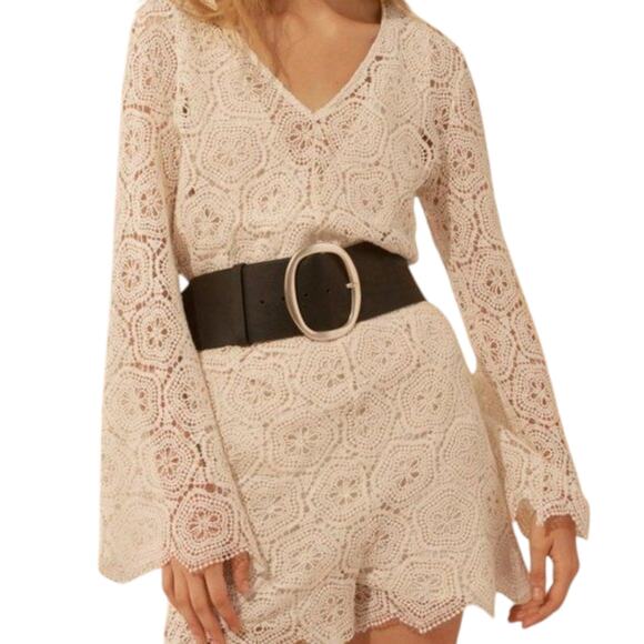 Ba&sh Gaspard Lace Jumpsuit Romper - Picture 2 of 14